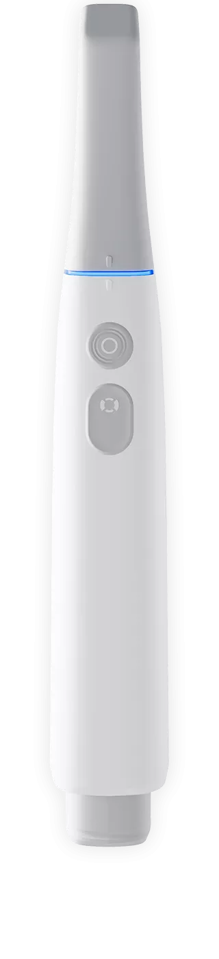 DEXIS Imprevo: top view with blue led
