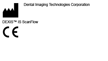 CE symbol. Dental Imaging Technologies Corporation: DEXIS IS ScanFlow