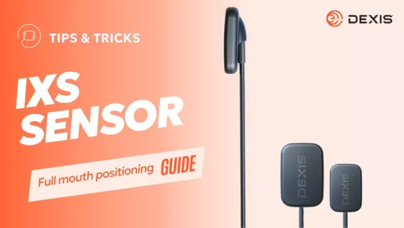 Full mouth series positioning guide - DEXIS IXS Sensor