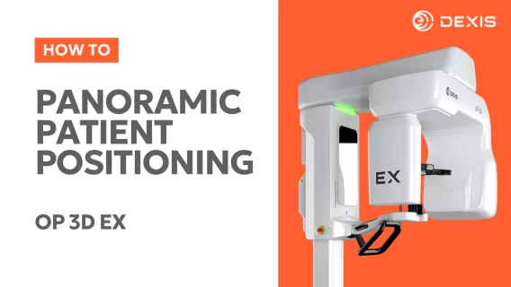 DEXIS ORTHOPANTOMOGRAPH™ OP 3D EX - Panoramic Patient Positioning
