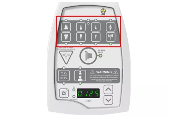 x-ray feature settings