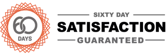 60 Satisfation Horizontal Logo
